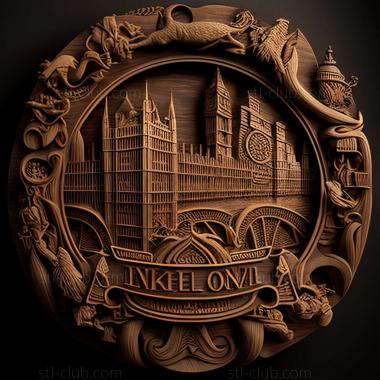 3D model City of London6 in the United Kingdom (STL)